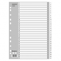 齐心 IX899 易分类 月度索引纸 A4 31页1-31 11孔 PP