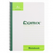 齐心 C4515 办公必备螺旋装订本 A5 80张笔记本软抄本