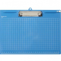 齐心 A725 便携式 书写板夹 A4 横式 蓝色