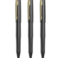 齐心 GP188 大容量磨砂中性笔 子弹头 1.0mm 12支/盒