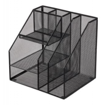 齐心 B2076 金属资料架(七格)文件栏